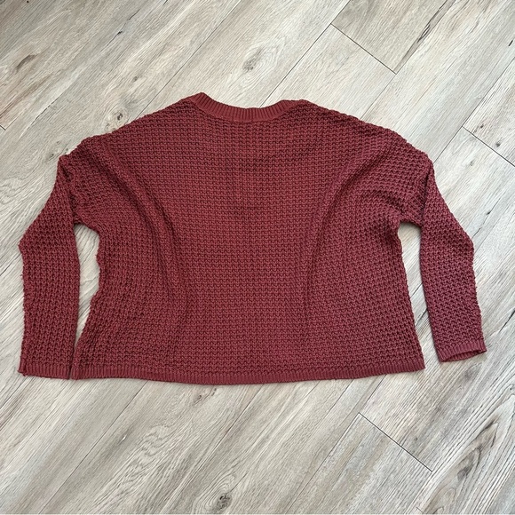 BDG Burgundy Knit Pullover - Picture 4 of 4